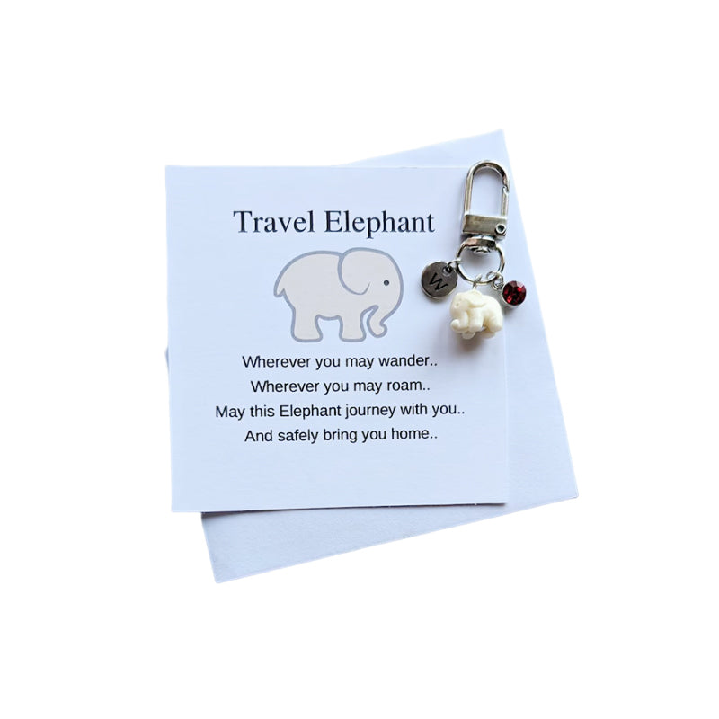 Travel Elephant Keychain