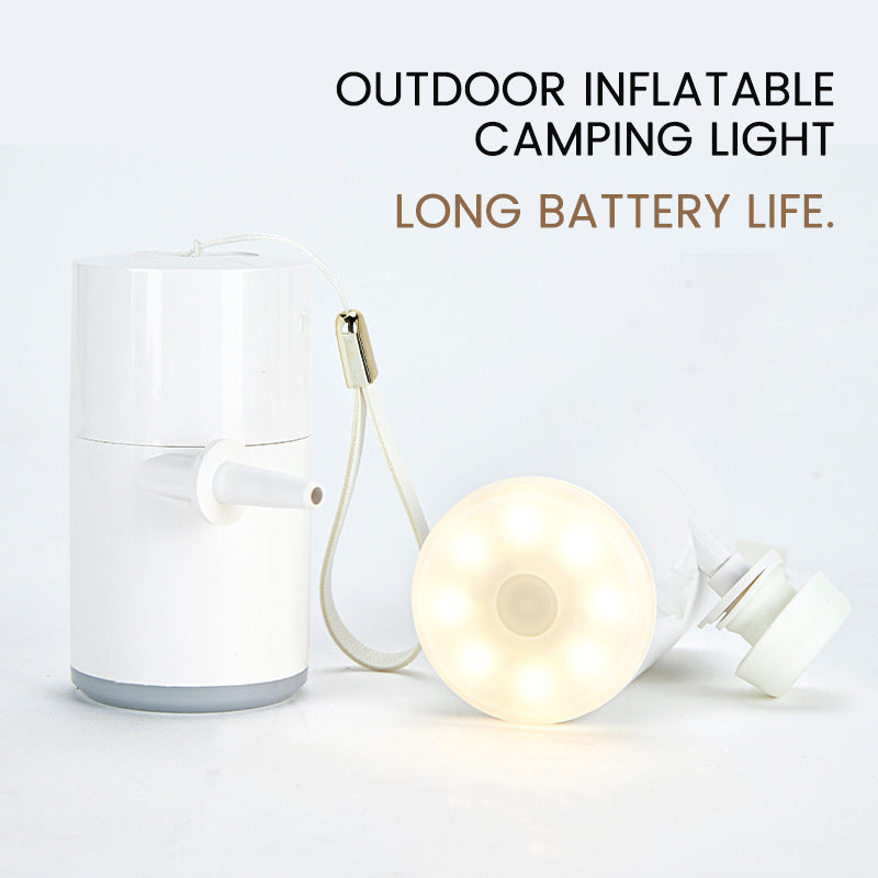 Portable Air Pump+Camping Light