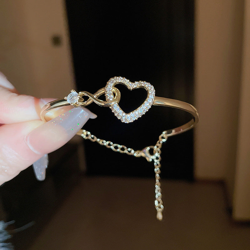 Always In My Heart - Infinity Heart Bracelet