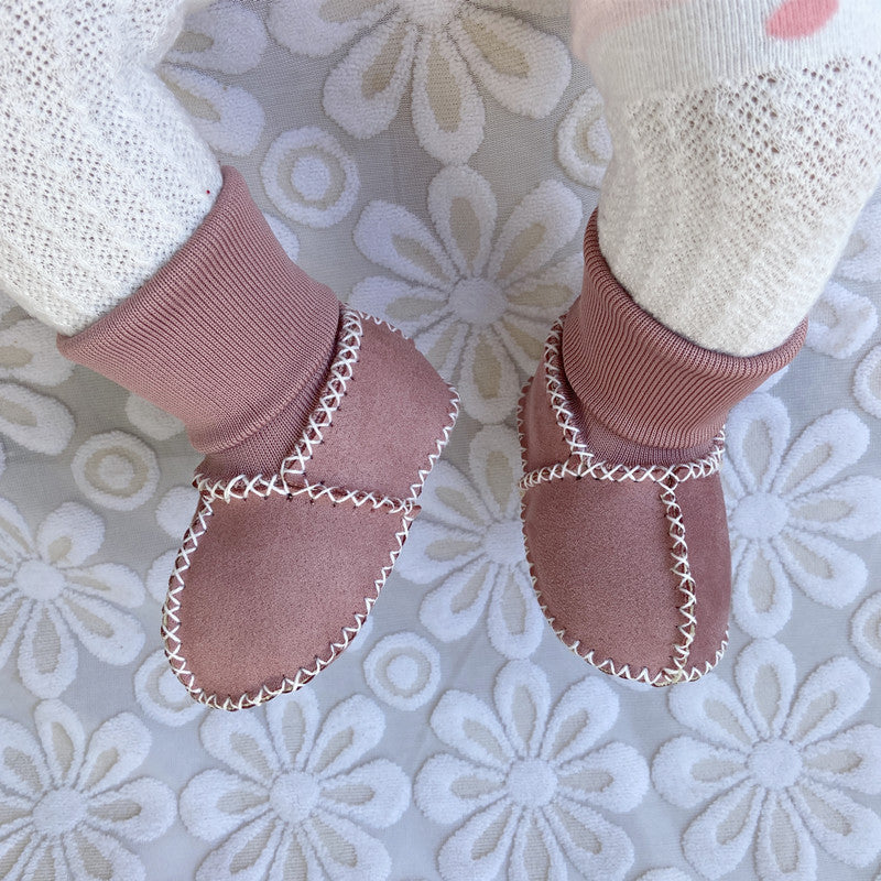 Warm Fur Baby Sock Shoes