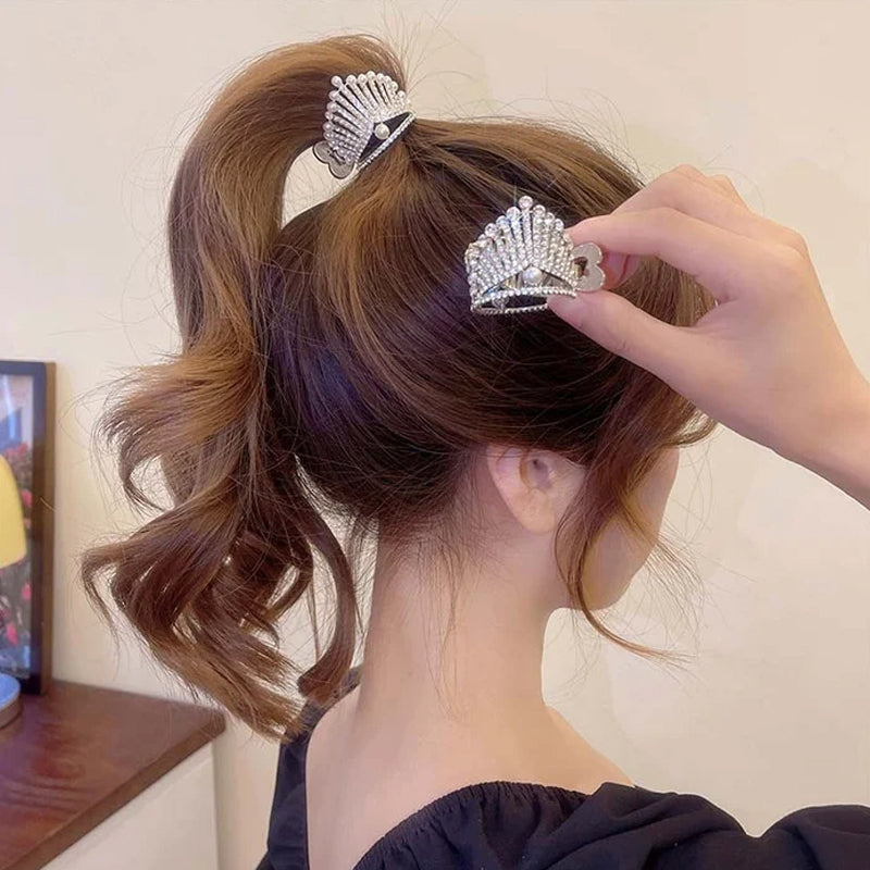 Elegant Crown Hairpin