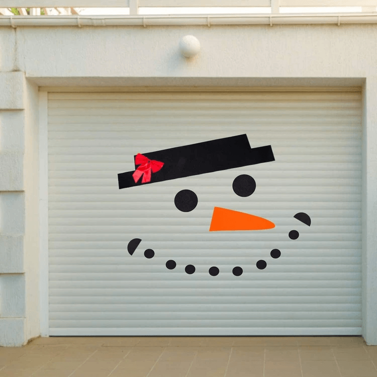 GARAGE DOOR SNOWMAN (16PCS SET)