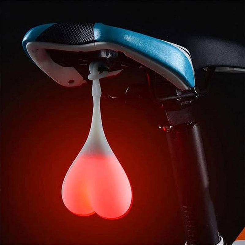 Cycling Balls Bike Heart Shaped Rear Light