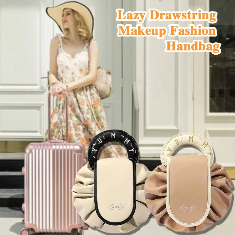 Lazy Drawstring Makeup Fashion Handbag