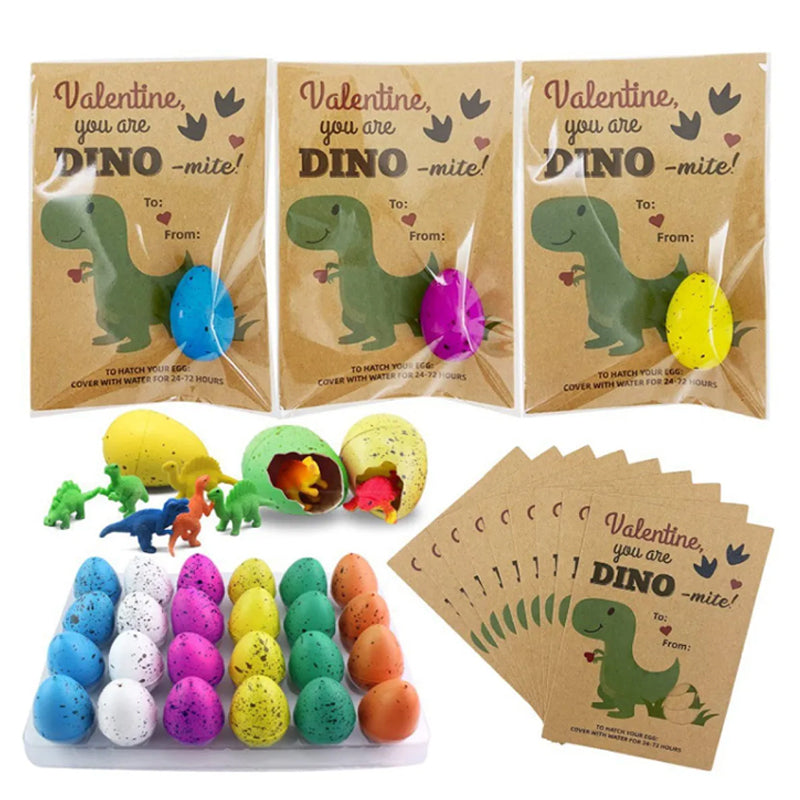 24 Pcs Dinosaur Egg Hatching Card