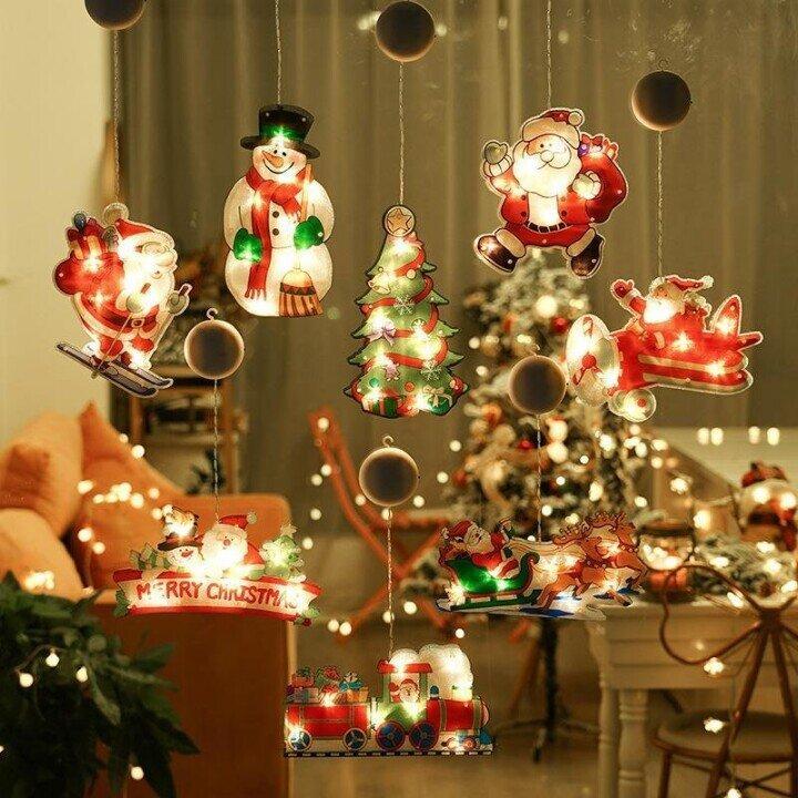 Fairyspark™ Christmas window suction cup lights