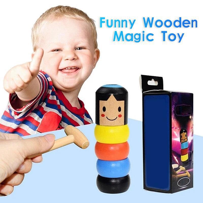 Idearock™Unbreakable wooden Man Magic Toy