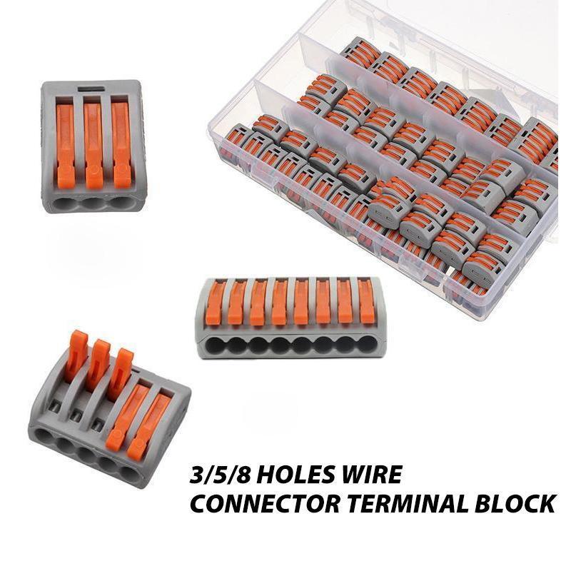 Universal Wire Connector Terminal Block For Fast Wiring (10 PCS)
