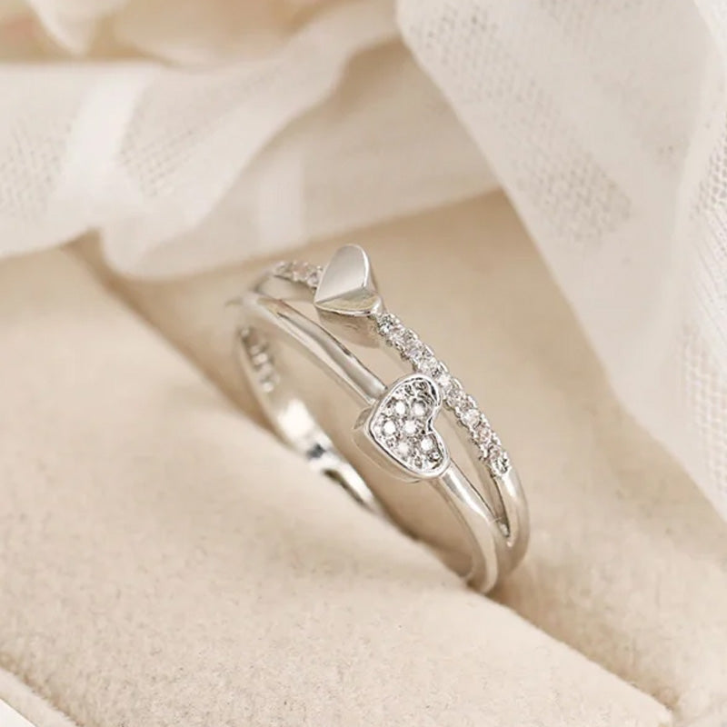 Always Heart To Heart Ring