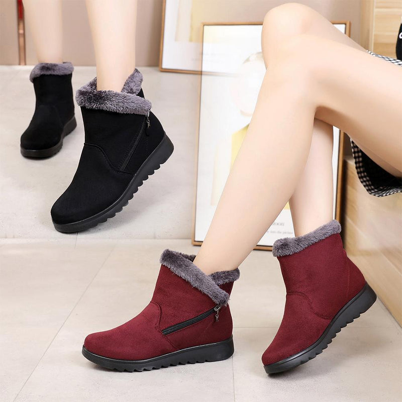 Fur Lined Womens Snow Boots