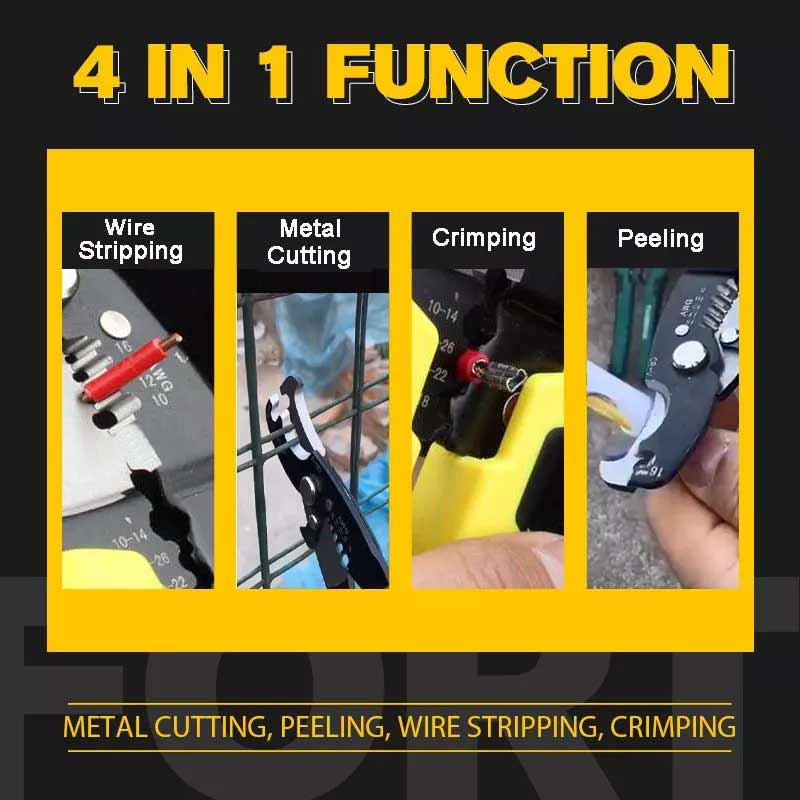 4 In 1 Wire Cutting Pliers