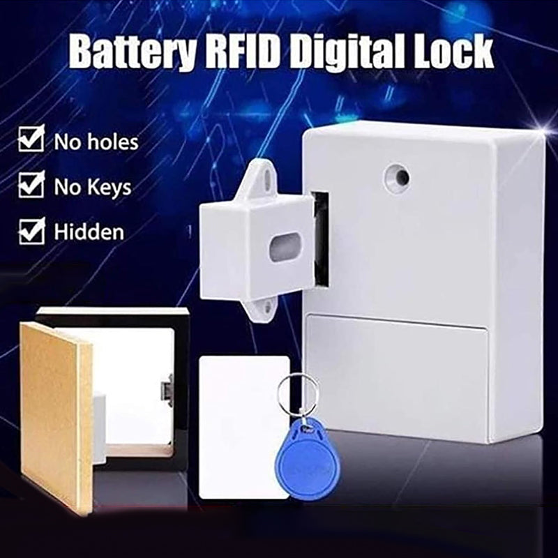 Electronic Cabinet Lock DIY For Wooden Drawer Cabinet