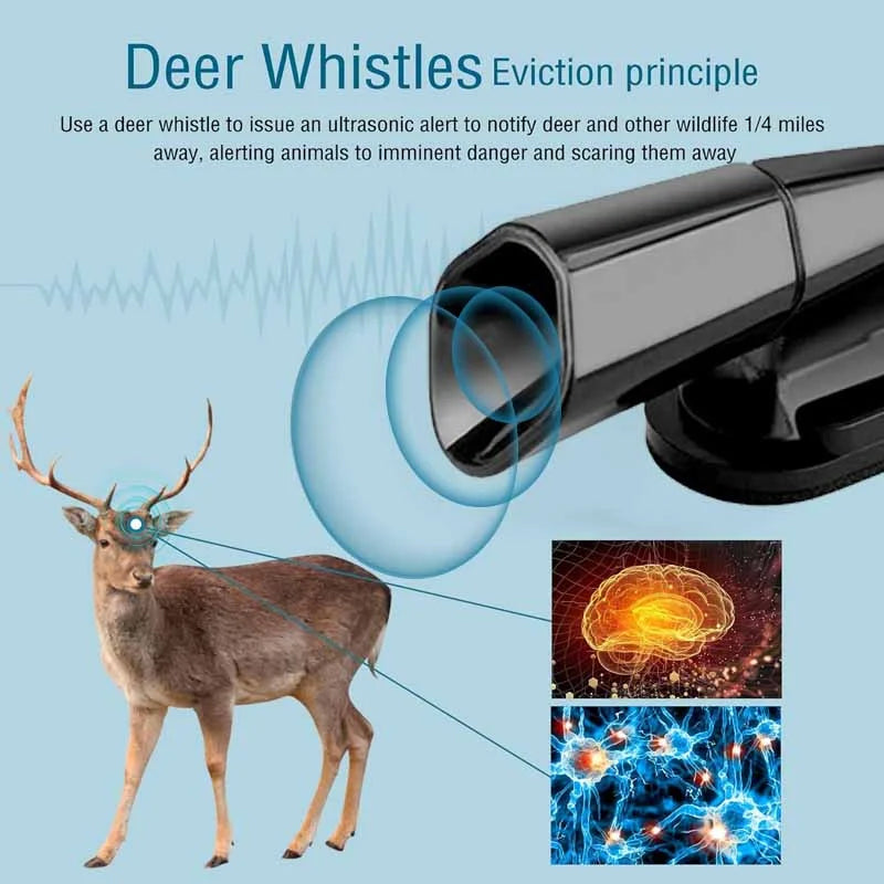 Ultrasonic Deer Warning Whistle Repeller for Car
