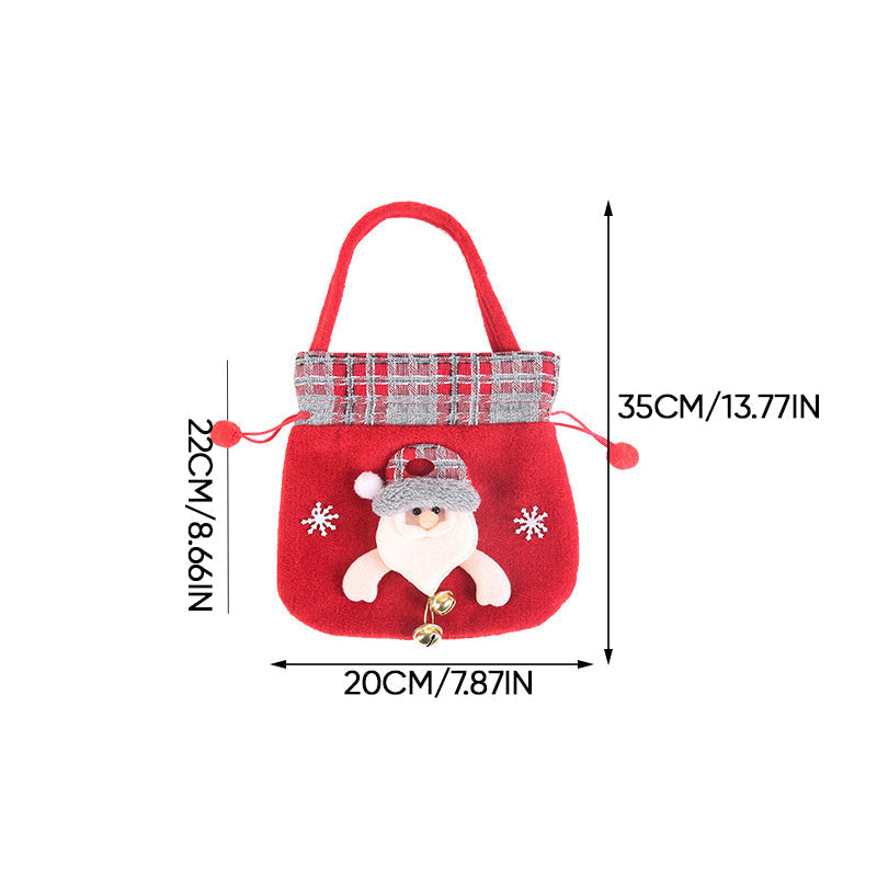 Christmas Gift Bags Zipper Design