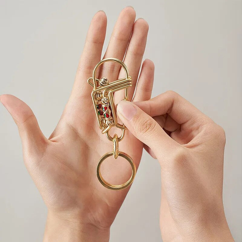 Stainless Brass Keychain