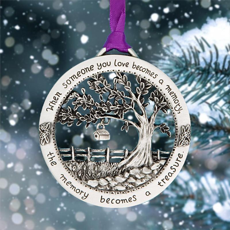 "When Someone You Love Becomes a Memory" Life Tree Memorial Ornament