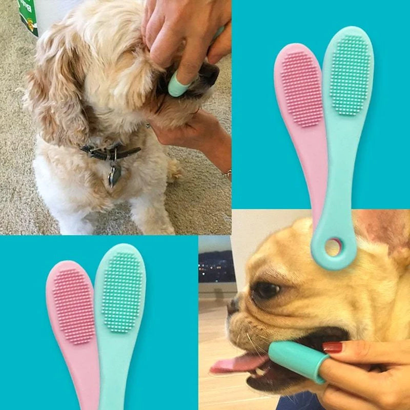 Professional Dog And Cat Finger Toothbrush