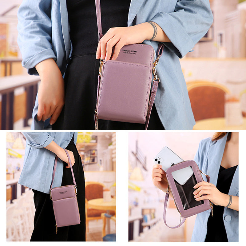 Touchable Multi-functional Shoulder Handbag