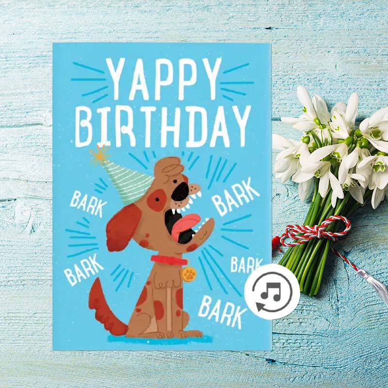 BARKING BIRTHDAY 🐶🔊 - JOKER GREETING PRANK CARD