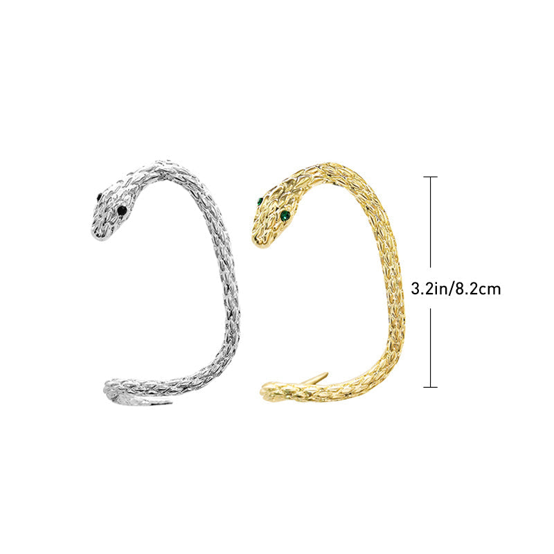 Creative Serpentine Zircon Earrings