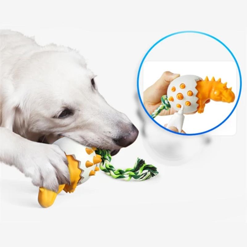 Idearock Dinosaur Eggs Dog Chew Toys