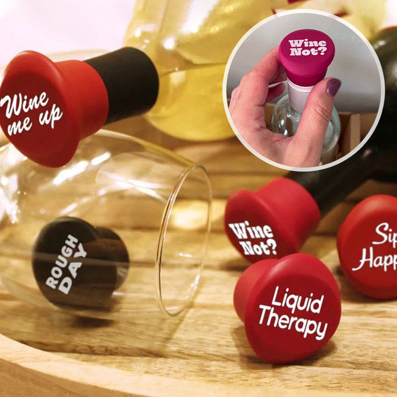 Funny Wine Stoppers (5 PCS)