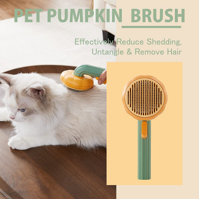 Pumpkin Pet Combing Brush