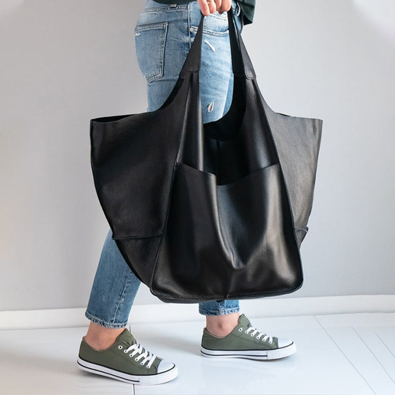 Oversize Weekender Leather Handbags